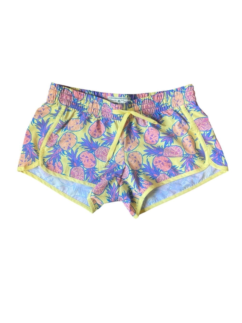 Tipsy Elves Pineapple Swineapple‎ Athletic Shorts Small Like New!